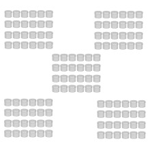 120 Pack Runde Metall Dosen Box Kerzen Dose Schwarzes Aluminium Glas Lagerung Leerer Topf Einfache Dosen Creme