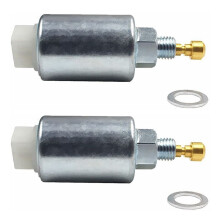 2X Carburetor Fuel Solenoid Valve 699915 for Briggs & Stratton Carb 695423 699878 794572 796109 Lawn Mower Accessories