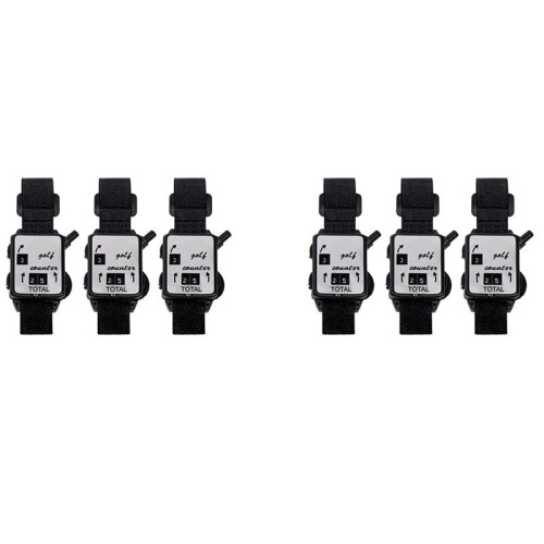 6 Pcs  Score Counter,   Stroke Counter Watch with One Touch Reset  Count Scorer Scoring Keeper