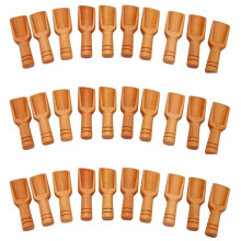 30 Pçs Colher de Madeira Sal Açúcar Colher de Café Colher Ferramenta de Cozinha