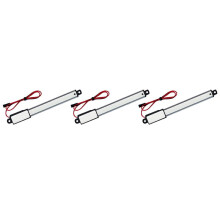 3X 12V Waterproof IP54 Linear Actuator 100 mm Stroke Electric Linear Motor Window Opener 30 mm/S Speed