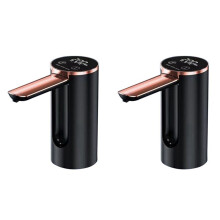 2X Wasserflaschenpumpe Haushalt USB Elektrisches Faltbares WassersauggeräT Wasserspender Wasserpumpe für 5-Gallonen-Flasche,B