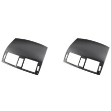 2X Carbon Fiber Car Central Console Air Outlet Vent Cover Trim for 2007 2008 2009 2010 2011 2012 2013