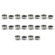 Friendly Detachable Stainless Steel Coffee Filter Basket Strainer Coffee Machine Accessories for Home Office(20 Pack)