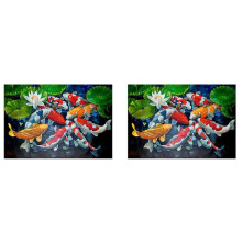 2X 5D Art Diamentowe Malowanie OkrąGłY PełNy Diamentowy Karp Koi Stitch Zestawy Haft Dekoracje Domu Prezent