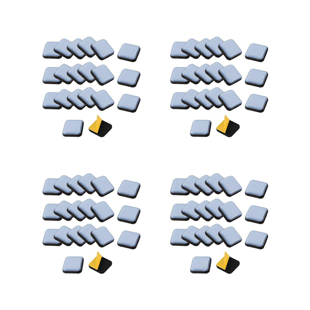 80 Pcs Furniture Gliders Slider 25 X 25 Mm Ptfe Self Adhesive Furniture Moving Pads Square For Furniture Easy Movers 6033107859633