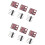 6 Stück BME280 5V Digitaler Sensor Temperatur Luftfeuchtigkeit Barometrischer Druck Sensor Modul I2C SPI BME280 Sensor Modul 1