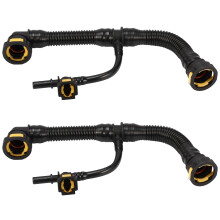 2X Engine Vest Hose Cylinder Cover Oil Breather Pipes 1192WZ for 1007 206 SW 207 307 SW C2 C3 C4