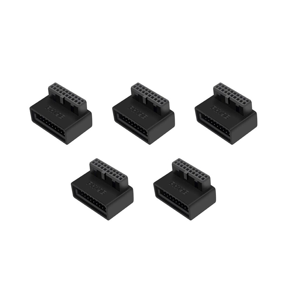 5X Ph19b Usb 3.0 Internal Header Usb3.0 19/20P Socket 90 Degree Adapter Converter For Computer Motherboard 4713935081421