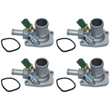 4X Engine Coolant Thermostat Car Thermostat 55202176 55194029 for Punto
