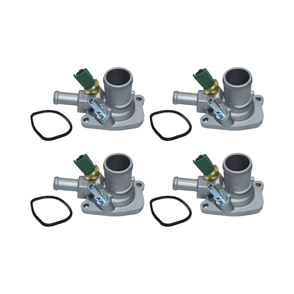 4X Engine Coolant Thermostat Car Thermostat 55202176 55194029 For Punto 4712445907214