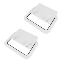 2X 425-315mm Boat Hatch ABS Marine Access/Deck Hatch for Marine Yacht RV Non-Slip Removal Knob Anti-Aging Boat Marine
