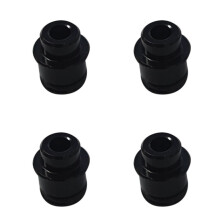 4X Bike Hub Adapter 12mm Naar M9 Steekas Hub Naar Quick Release voor & Achter Conversie Adapter End Cap Fietsonderdelen