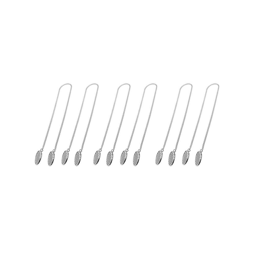 6 Pcs Napkin Chain Napkin Holder Napkin Clips Chain Flexible Lanyard Neck Strap for Seniors Older Adults Children