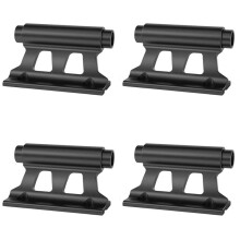 4X MTB Bike Fork Mount Quick Release Fork Mount Truck Bicycle Carrier Fixed Clip Luggage Rack with Thru Axle Black