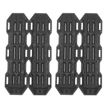 4Pcs Plastic Sand Ladder Recovery Ramps Board for 1:10 RC Crawler Axial SCX10 CC01 -4 D90 MST CFX,Black