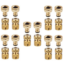 Connettore Rapido Per Tubo Flessibile Da 20 Pezzi Connettore Da 1/2 Pollice E 3/4 di Pollice Da 2 Nel 1 E 1/2 Pollice