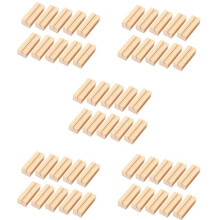 100 Pieces Wood Place Card Holders, Wooden Table Number Holder Memo Stand Clamps Stand Card Desktop Message Crafts