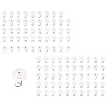 Clear Heads Twist Pins for Upholstery, Slipcovers and Bedskirts,, Set of 100