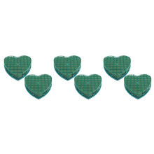6Pcs Floral Foam Heart-Shaped Flower Holder with Floral Foam for Wedding Centerpiece Party Car Table Floral Arrangement