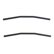 2X 7/8 Inch Motorcycle Handlebar 22mm Black Drag Straight Bar Cafe Racer for Chopper Bobber