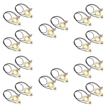 20Pcs 50MM Guitar Pickup Piezo Transducer Prewired Amplifier with 6.35MM Output Jack for Acoustic Guitar