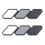 2X Tri-Color Front Grille Badge Emblem for  Tacoma 4Runner Highlander 2