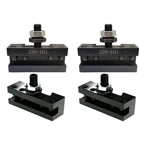 4X 250-101 250-102 Turning and Facing Holder Quick Change Tool Post and Tool Holder