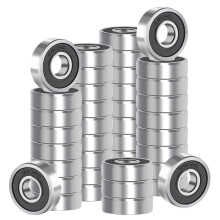 40Pcs 608RS Bearings 8X22X7mm Miniature Deep Carbon Steel Sealed Bearings
