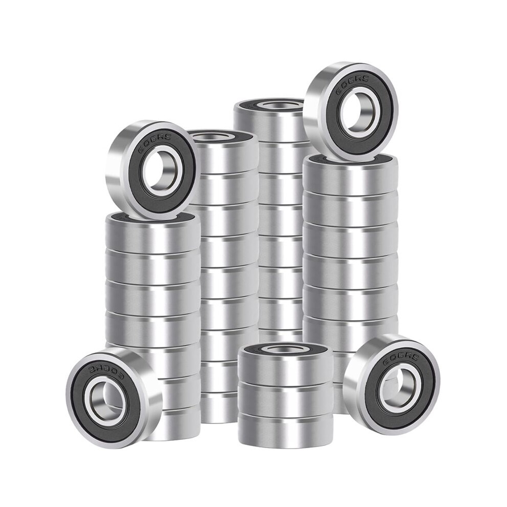 40Pcs 608Rs Bearings 8X22x7mm Miniature Deep Carbon Steel Sealed Bearings 6031444488271