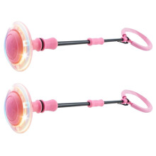 2X Ankle Skip with Flashing Lights, Skip It Toy for Kids Indoor & Outdoor, Flashing Swing Sports