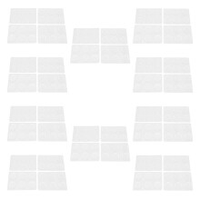 240 Pieces Drum Dampeners, Drum Damper Gel Pads Drum Silencers Non-Toxic Soft Silicone Drum Mute (Clear)