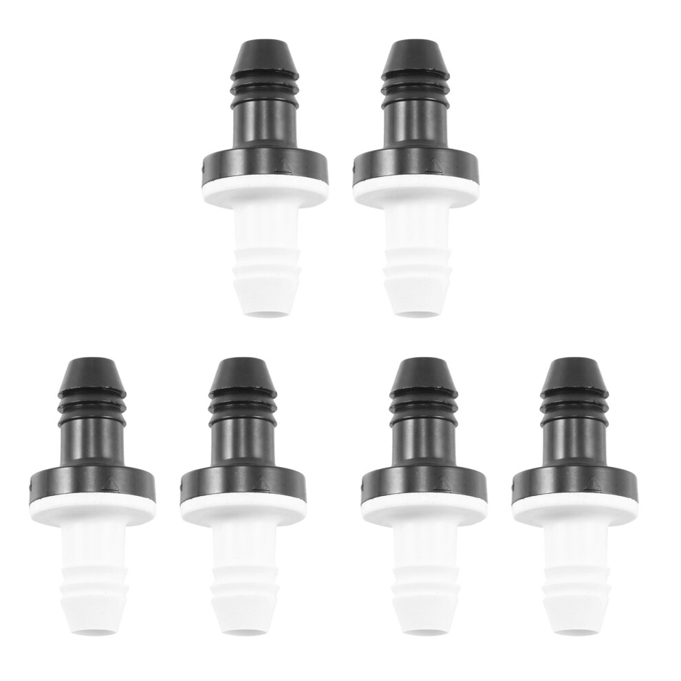 6Pcs 3/8 Inch 10Mm Inline Abs One Way Water Non Return Check Valve For Fuel Gas Liquid Air 6032015662557