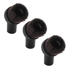 3X 32mm Brosse Une Poussieres pour Aspirateur/Brosse Une Epousseter la Poussiere Outil Attachement pour Aspirateur Cheveux Cheval Ronde