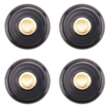 4X Cello Endpin Stopper Stop Holder Anchor Protector Non-Slip with Metal Eye