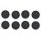 8Pcs Blind Filter Backflush Disk Rubber for Espresso Machines Brewing  Backwashing Gasket 1