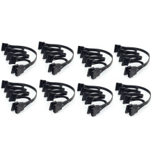 8X Cabo de Alimentação de 4 Pinos IDE para 5 Portas  de 4 Pinos para Multi Porta  18AWG Cabo de Alimentação para Disco Rígido HDD SSD PC