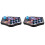 2X Retro Arcade Game Rocker Controller USB Joystick for Ps2/Ps3/Pc/Android  Tv Built-in Vibrator Joystick(No.A) 1