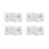 4X Three Waveform Garden Path Plastic Concrete Paving Brick Mold DIY Walkway Cement Brick Mold 1
