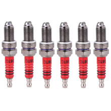 6 Pcs 3-Electrode D8TC for 125Cc 150Cc 200Cc 250Cc Motorcycle Scooter ATV Quads
