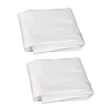 20 Pcs. Disposable Car  Covers Vehicle Protection Foils for Mechanic Repair Transparent