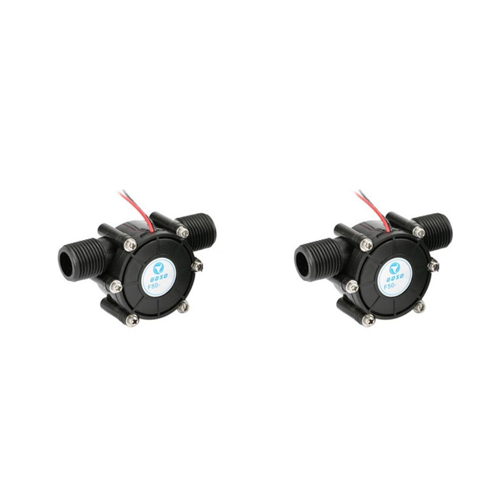 2X Micro- Generator 12V 10W Water Flow Generator Turbine Generator Hydroelectric Tap Water Flow Hydraulic Diy 6031396588258