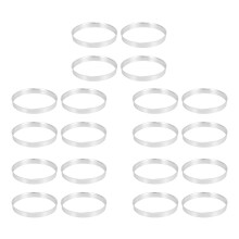 20 x Jeu D'Entretoises de Roue Annulaire pour Moyeu Universel en Aluminium 74.1mm O / D 72.6mm I / D