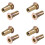 Multi-Grip Rivet-Nut, M8 Pre-Bulbed Shank Carbon Steel Color-Zinc-Plated Flat  Threaded Insert Nut 100Pcs 1