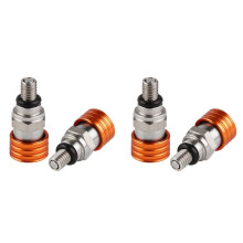 4x Motocrós M4X7mm Fork Bleeder Válvulas de Aire para 85 125 144 200 250 300 350 450 SX EXC XC XCW Tornillo de Purga Válvula Naranja