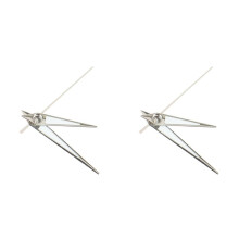 2X Watch Hands Silver Hands Watch Green Super Luminous Suitable for NH35, NH36 Movement B