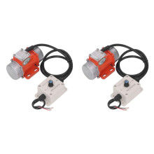 2X Vibratore per Calcestruzzo Da 30 W, Motore Elettrico Vibrante Da 4000 Giri/Min con Regolatore di Velocità E Forza Eccitante Regolabile 12V