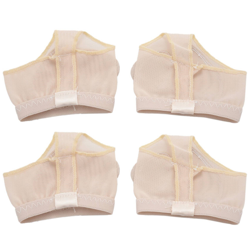 Tlily 2 Pair Foot Protector Forefoot Dance Paws Cover Toe Undies Shoes Ballet Dance Latin Practice Foot Set Front Protector