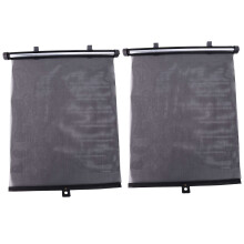 Auto Seiten Fenster Sonnen Schutz [4 Pack] Universal Auto Fenster Roller Schatten, Einziehbarer Auto Sonnen Fenster mit Saug NäPfe - Uv Schutz für