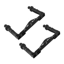 2X Dual Handheld Stabilizer Diving Underwater Camera Housings Tray/Grip Waterproof with Double Handle for Dome Port Case